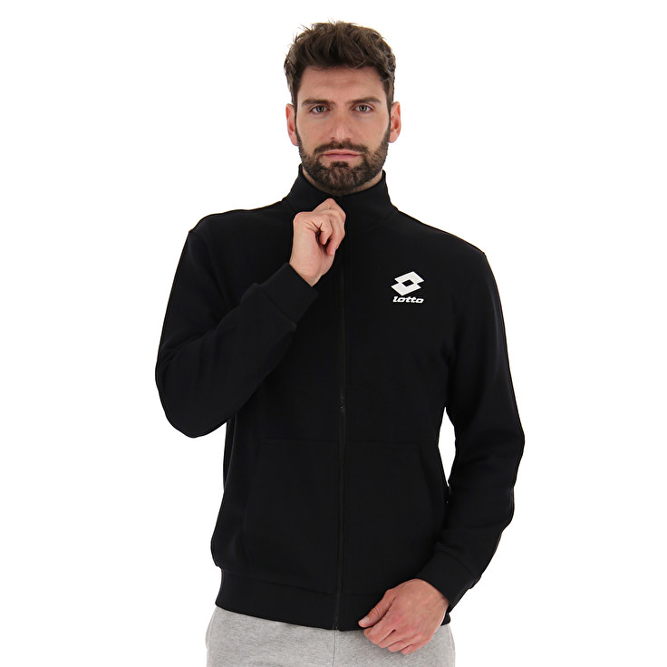 Lotto Smart Plus Sweat Fz Ft Sweatshirt Black | 4XOAUW1P