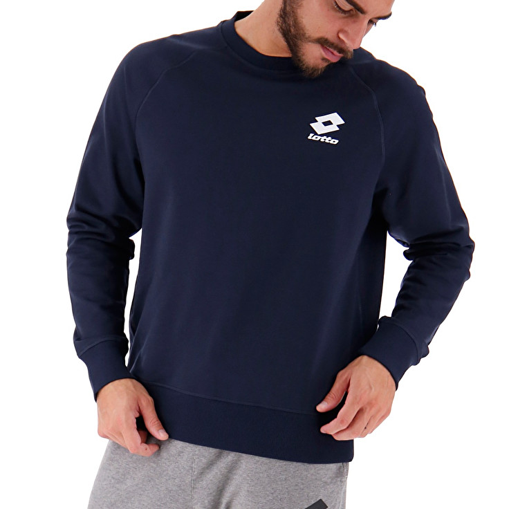 Lotto Smart Sweat Rn Ft Lb Tracksuits Navy | VMBXIYO2