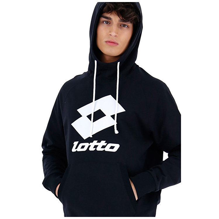 Lotto Smart Sweat Sweatshirt Black | 4Z73MEYT