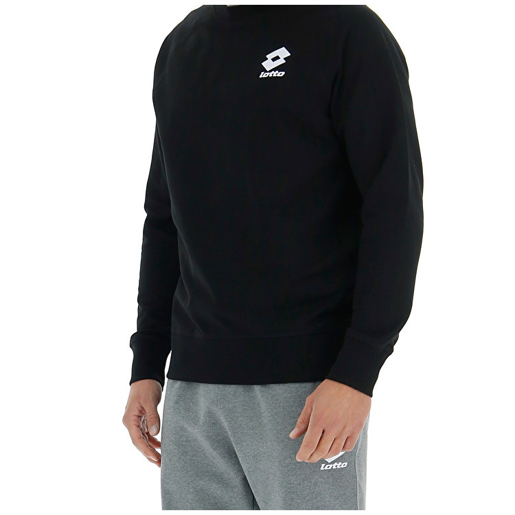 Lotto Smart Sweat Sweatshirt Black | FFK8C7LI