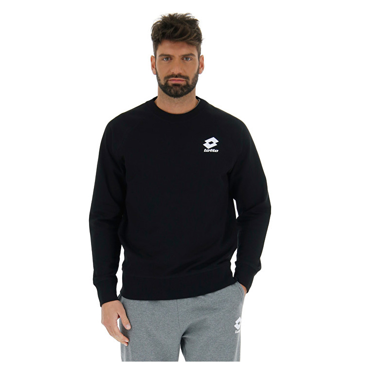 Lotto Smart Sweat Sweatshirt Black | FFK8C7LI