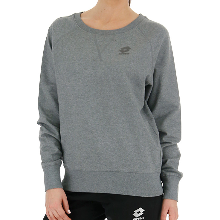 Lotto Smart Sweat W Sweatshirt Grey | 16ERNQP5