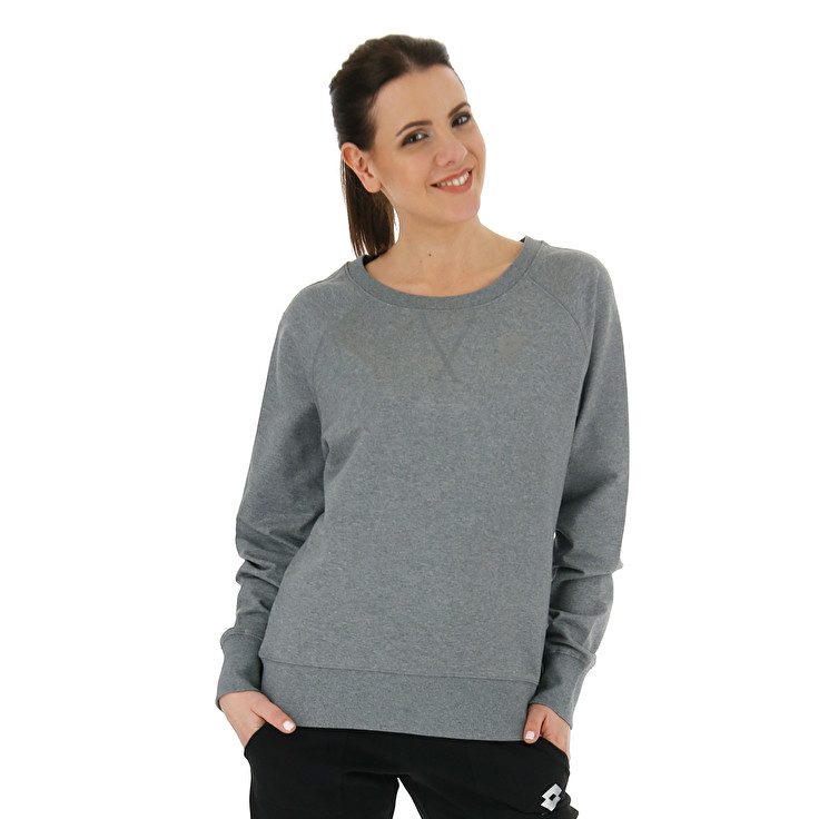 Lotto Smart Sweat W Sweatshirt Grey | 16ERNQP5