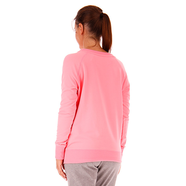 Lotto Smart Sweat W Sweatshirt Pink | X8EYEFR0