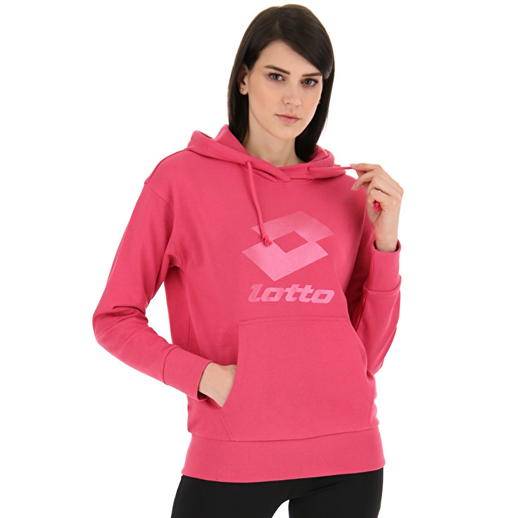 Lotto Smart W Ii Sweat Hd Ft Sweatshirt Red | TAZCY8AU