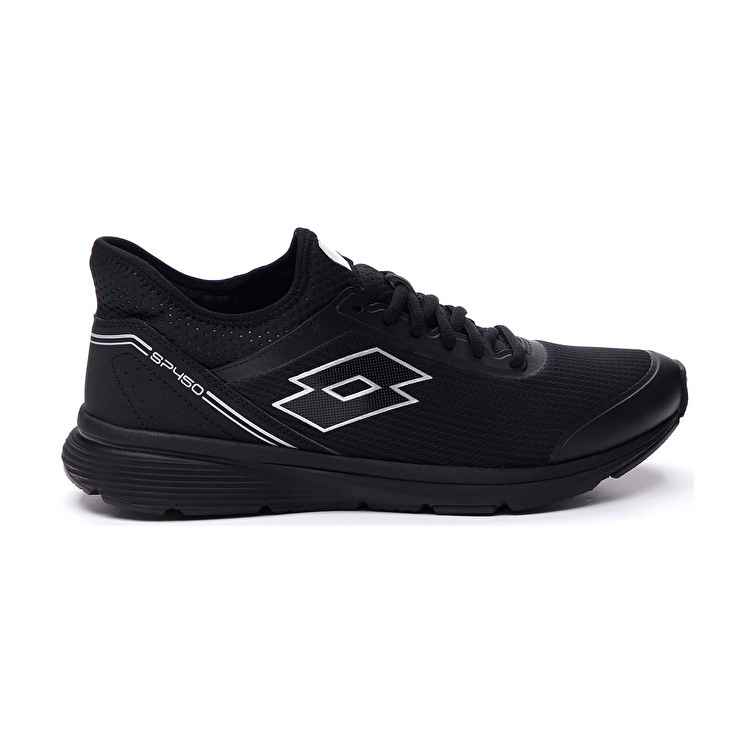 Lotto Speedride 450 Ii Running Shoes Black / Silver | HAN4ZKK7