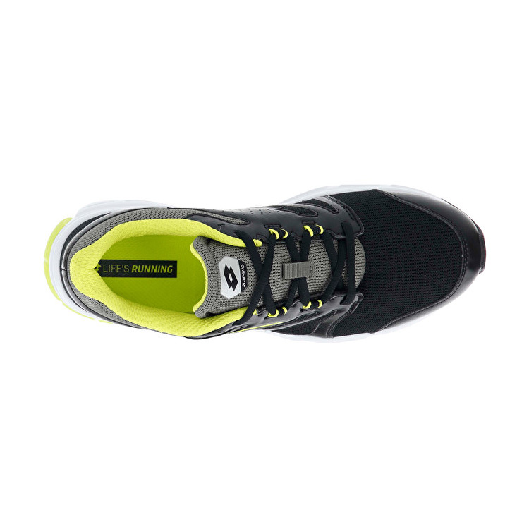 Lotto Speedride 500 Vii Running Shoes Black / Green | SE02YEMT