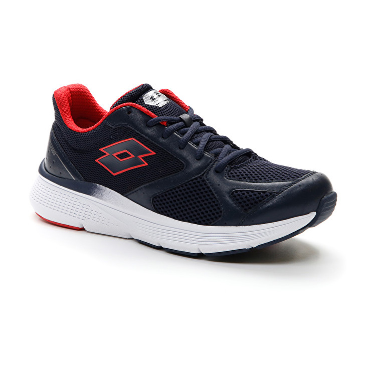 Lotto Speedride 600 Ix Running Shoes Navy / Red | RFDAGBHQ