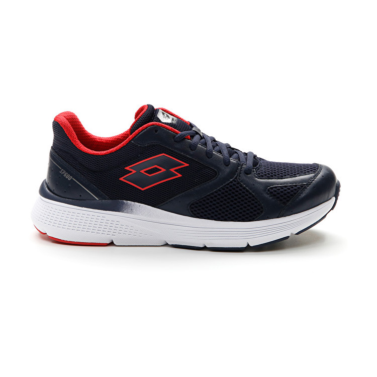 Lotto Speedride 600 Ix Running Shoes Navy / Red | RFDAGBHQ