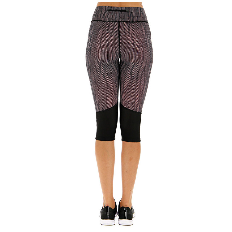 Lotto Speedrun W Ii Mid Leggings Black | YTXNRDSV