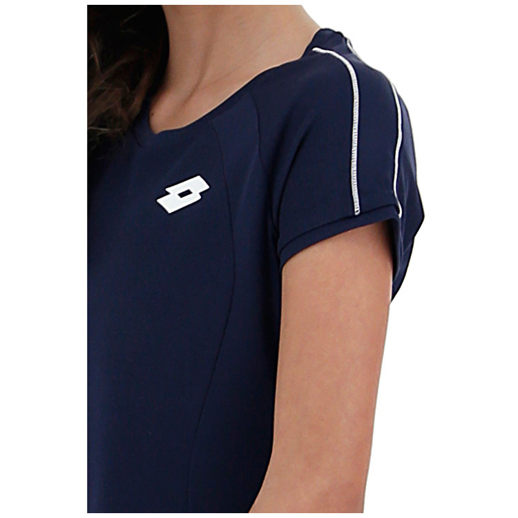 Lotto Squadra G Pl T Shirts Navy | NKF43VQC