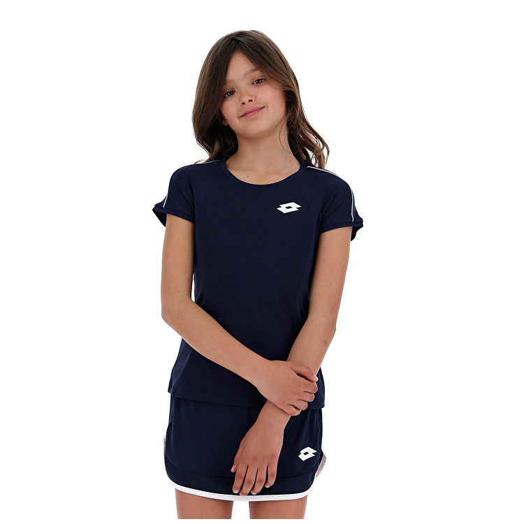 Lotto Squadra G Pl T Shirts Navy | NKF43VQC