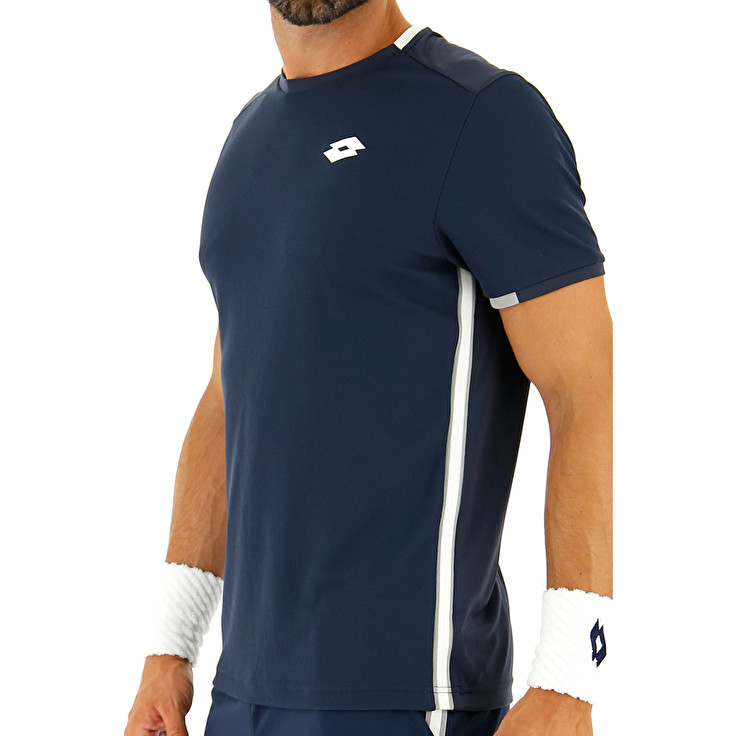 Lotto Squadra T Shirts Navy | EVLW7SSD