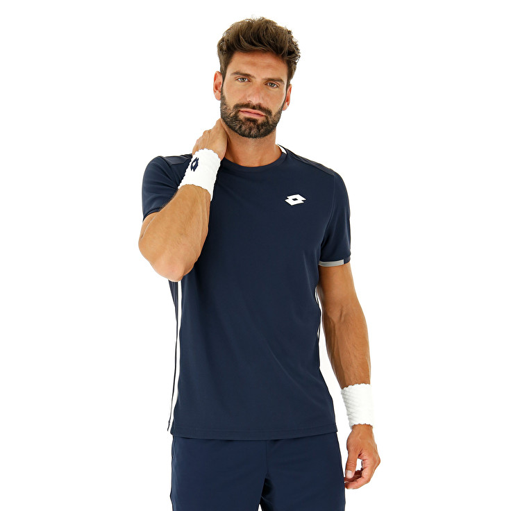 Lotto Squadra T Shirts Navy | EVLW7SSD