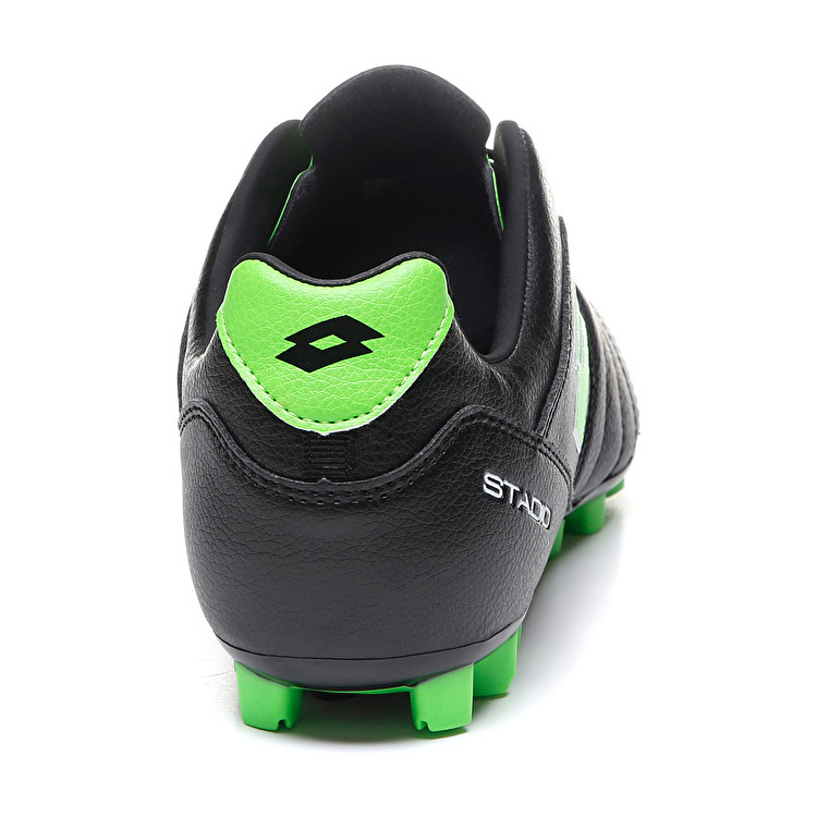 Lotto Stadio 300 Ii Agm Soccer Shoes Black / Green | YPNBK9EZ