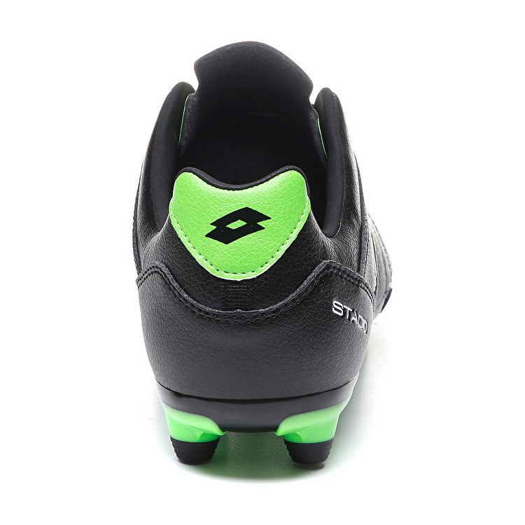 Lotto Stadio 300 Ii Fg Soccer Shoes Black / Green | I67U4WUB