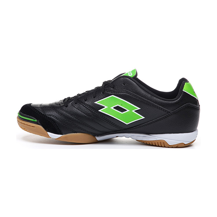 Lotto Stadio 300 Ii Id Indoor Shoes Black / Green | OBEFK5CV