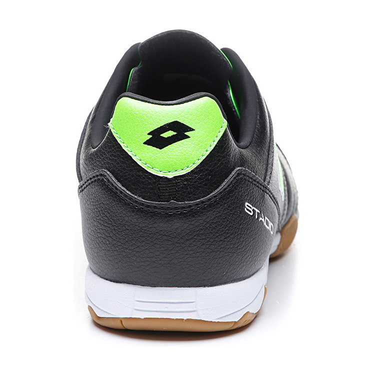 Lotto Stadio 300 Ii Id Indoor Shoes Black / Green | OBEFK5CV