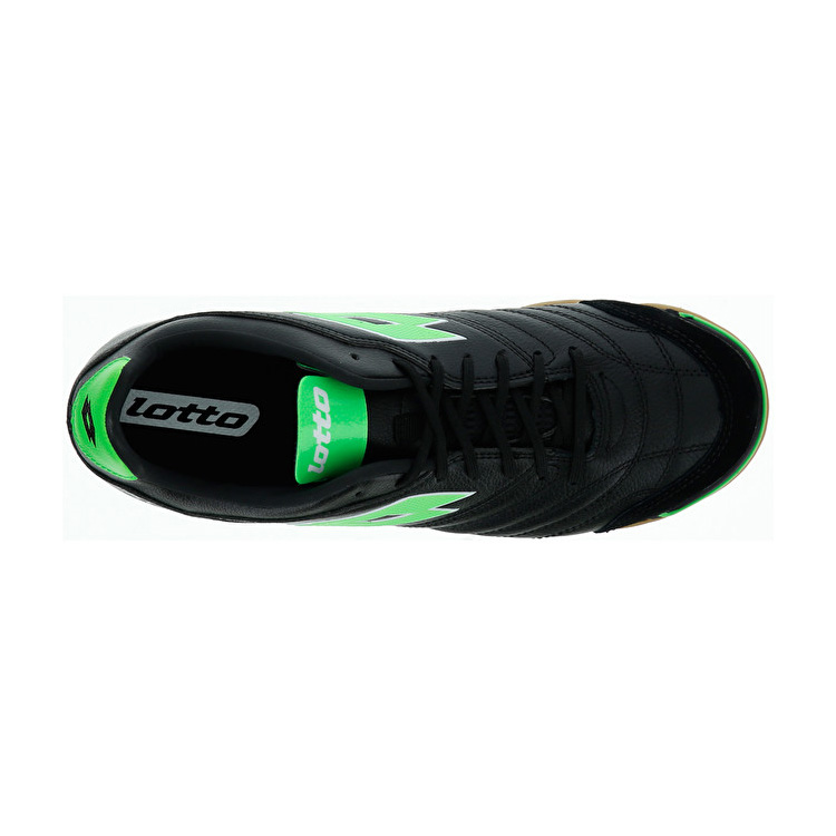 Lotto Stadio 300 Ii Id Indoor Shoes Black / Green | OBEFK5CV