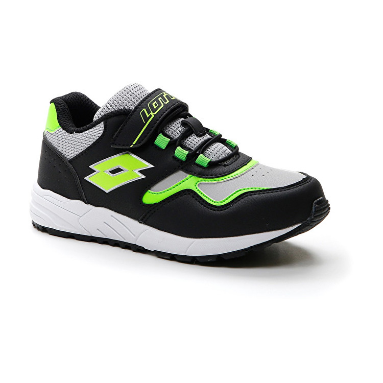 Lotto Strada Amf Evo Cl Sl Sneakers Black / Grey / Green | VPPZUNOC