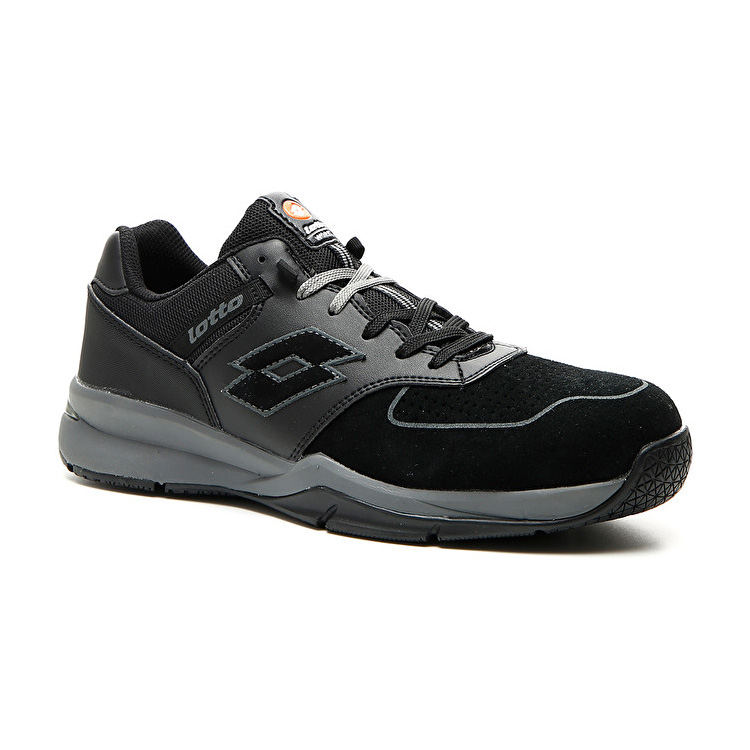 Lotto Street S1p Src Safety Shoes Black / Grey | KCT4OA1H