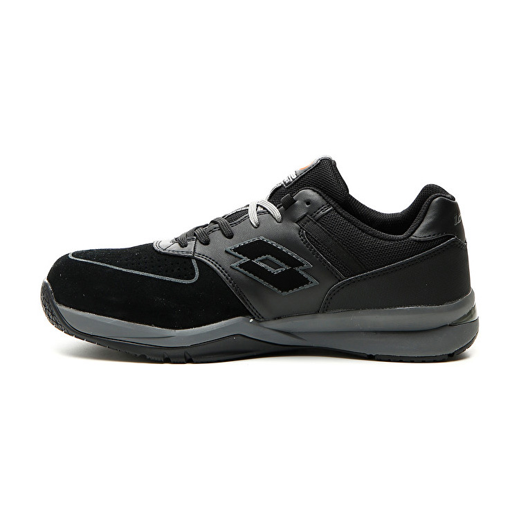 Lotto Street S1p Src Safety Shoes Black / Grey | KCT4OA1H