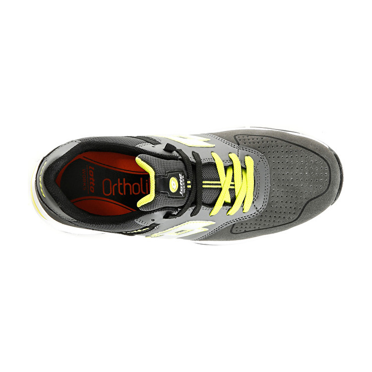 Lotto Street S1p Src Safety Shoes Grey / Yellow | JDO092N3