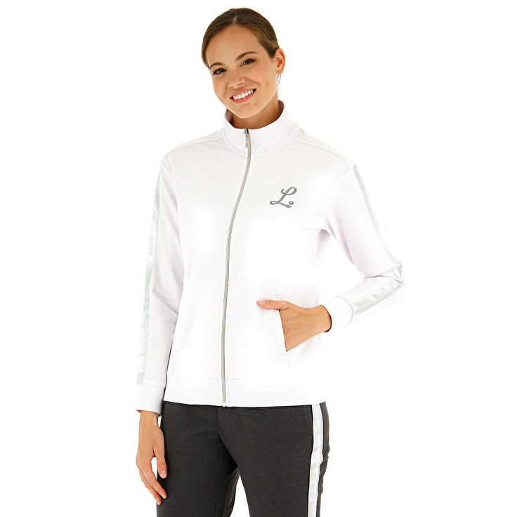 Lotto Suit Riviera W Ii Mel Stc Tracksuits White / Black | KKU7MPGR