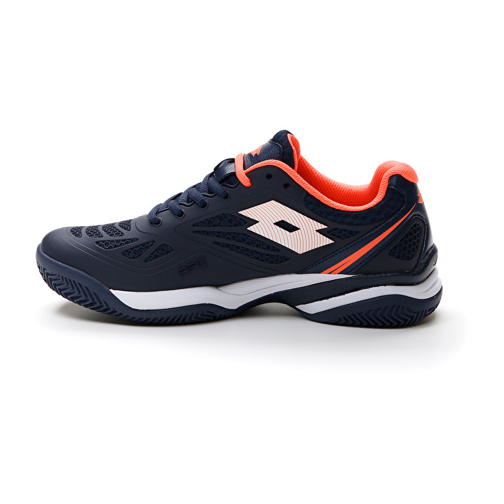 Lotto Superrapida 200 Ii Prt W Padel Shoes Navy / White / Coral | 28XK6Z9J