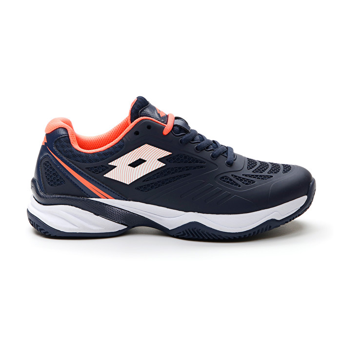 Lotto Superrapida 200 Ii Prt W Padel Shoes Navy / White / Coral | 28XK6Z9J