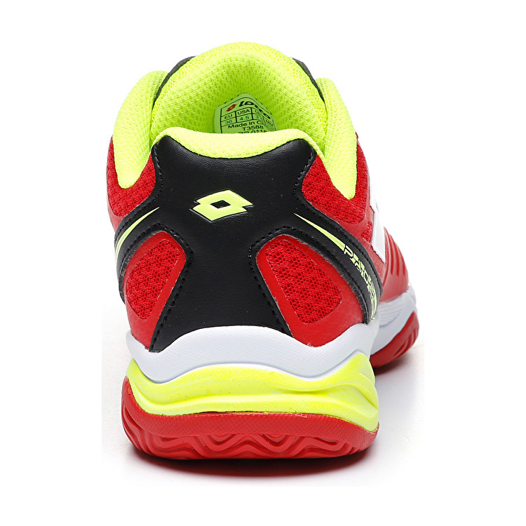 Lotto Superrapida 200 Jr L Padel Shoes Red / Green | BXKDVHDZ