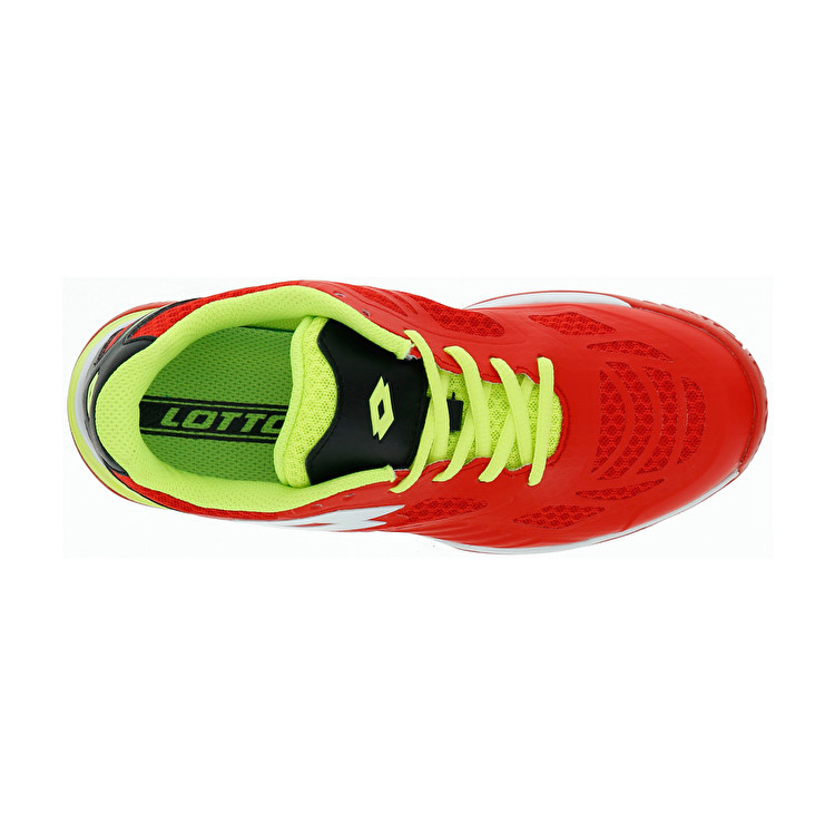 Lotto Superrapida 200 Jr L Padel Shoes Red / Green | BXKDVHDZ