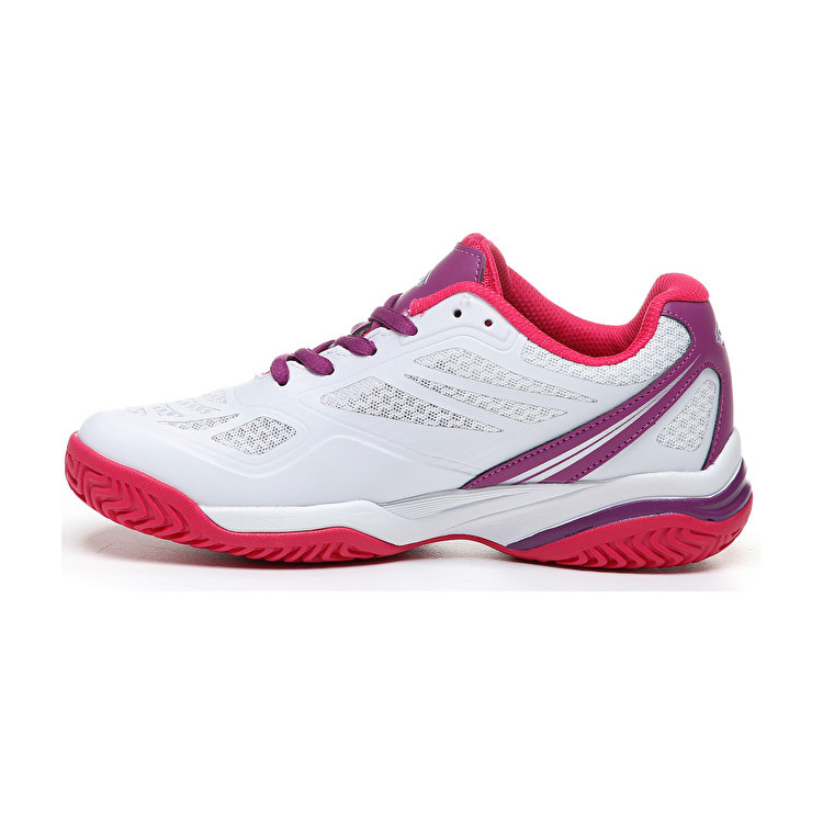 Lotto Superrapida 200 Jr L Padel Shoes White / Red / Purple | 3VQSLEAA