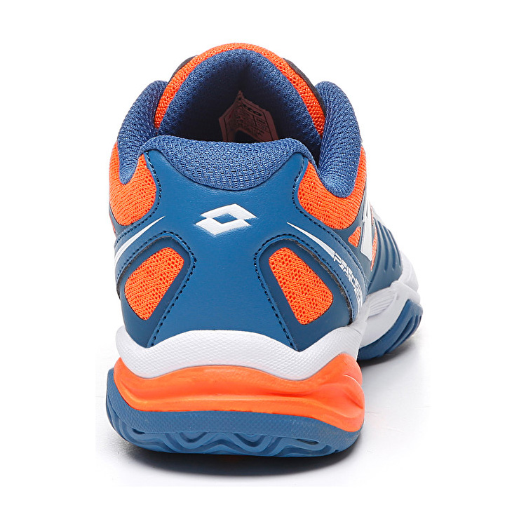 Lotto Superrapida 200 Jr Padel Shoes Blue / Orange / White | 0VX7IVQG