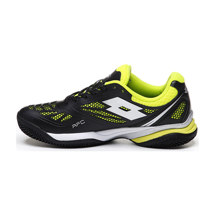 Lotto Superrapida 200 Padel Shoes Black / Green | 1MCK37B6