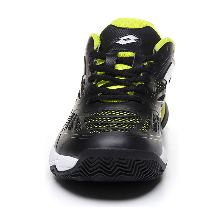 Lotto Superrapida 200 Padel Shoes Black / Green | 1MCK37B6