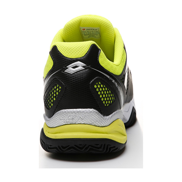 Lotto Superrapida 200 Padel Shoes Black / Green | 1MCK37B6