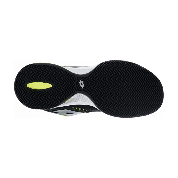 Lotto Superrapida 200 Padel Shoes Black / Green | 1MCK37B6