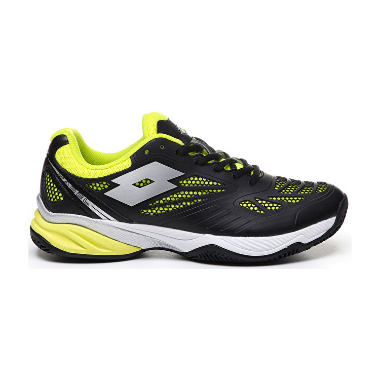 Lotto Superrapida 200 Padel Shoes Black / Green | 1MCK37B6