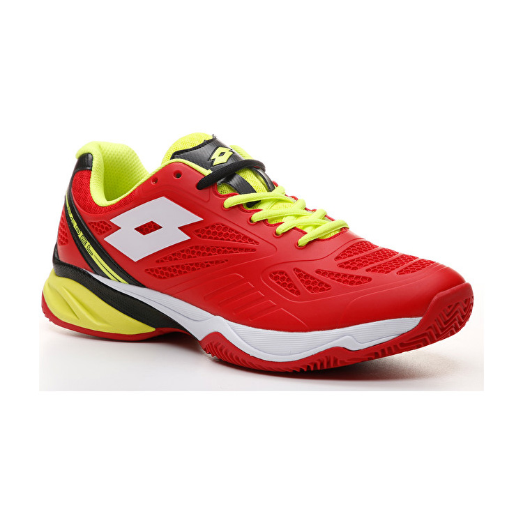 Lotto Superrapida 200 Padel Shoes Red / Green | 3GLUVL7Y