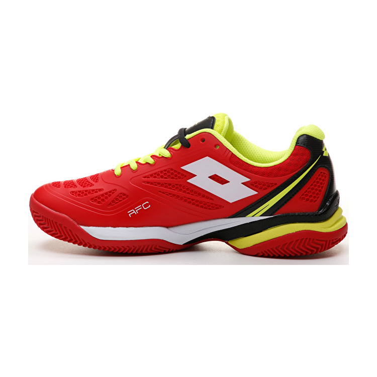 Lotto Superrapida 200 Padel Shoes Red / Green | 3GLUVL7Y