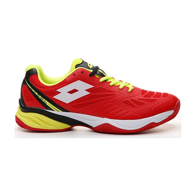 Lotto Superrapida 200 Padel Shoes Red / Green | 3GLUVL7Y