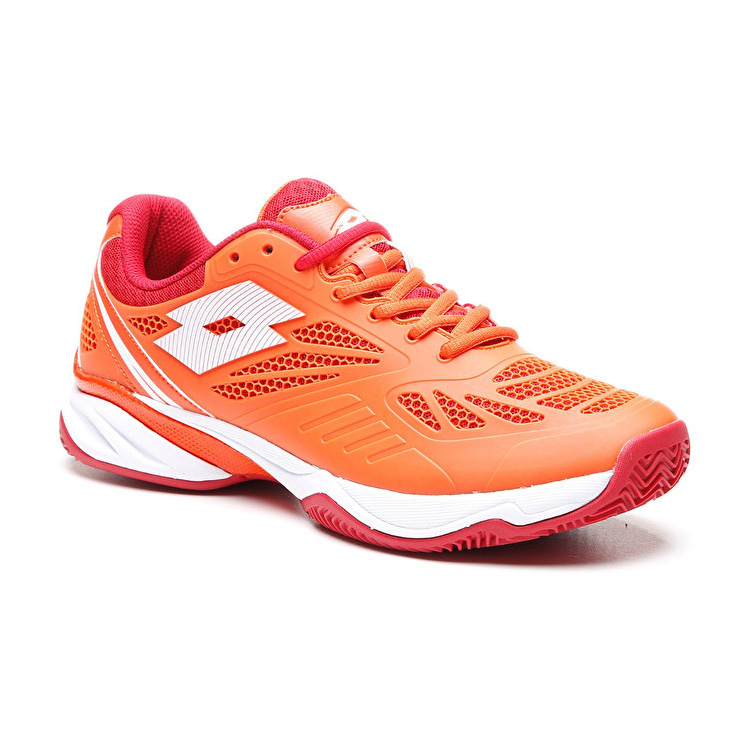 Lotto Superrapida 200 Prt Padel Shoes Orange / White | XB2VS8KI