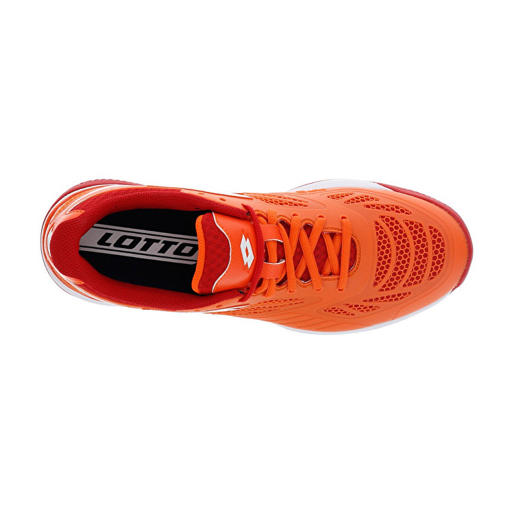 Lotto Superrapida 200 Prt Padel Shoes Orange / White | XB2VS8KI