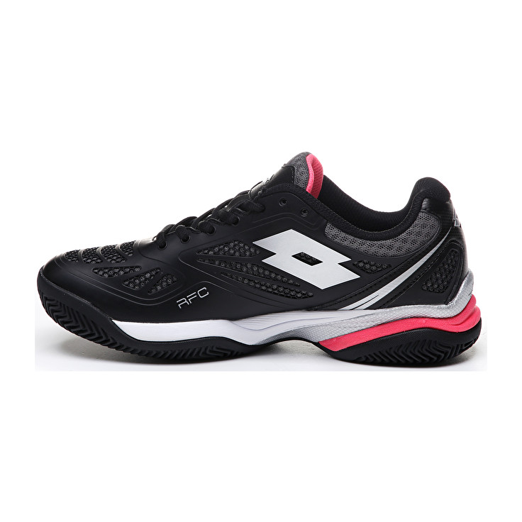 Lotto Superrapida 200 W Padel Shoes Black / Pink | WBAKYU0V