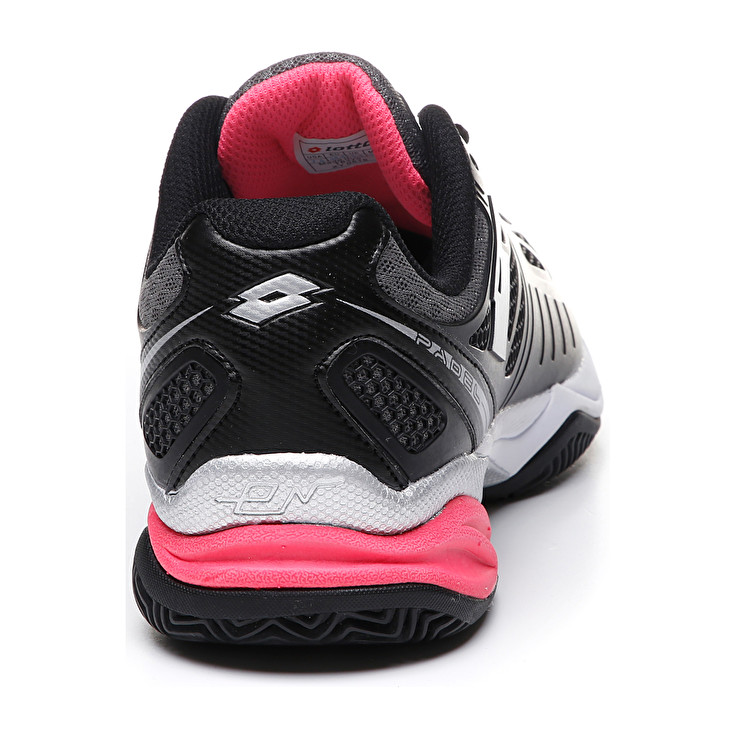 Lotto Superrapida 200 W Padel Shoes Black / Pink | WBAKYU0V