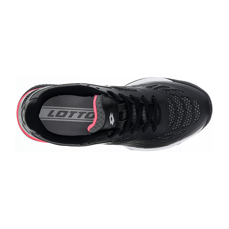 Lotto Superrapida 200 W Padel Shoes Black / Pink | WBAKYU0V