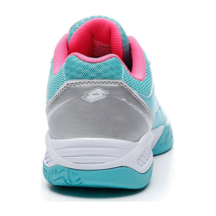 Lotto Superrapida 400 W Padel Shoes Blue / Pink / Silver | ZJ78OD1U