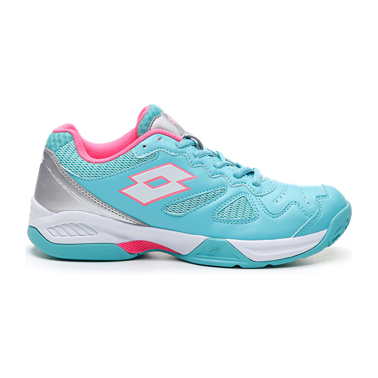 Lotto Superrapida 400 W Padel Shoes Blue / Pink / Silver | ZJ78OD1U