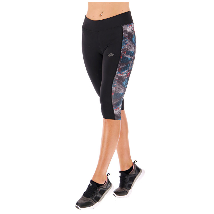 Lotto Superrapida Legg. Mid W Leggings Black | P3ZNEHGW